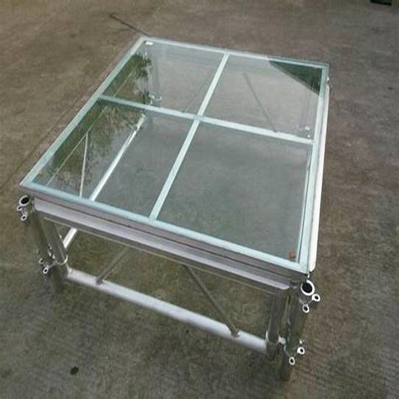 Aluminum Alloy Temper Folding Glass Moving Stage