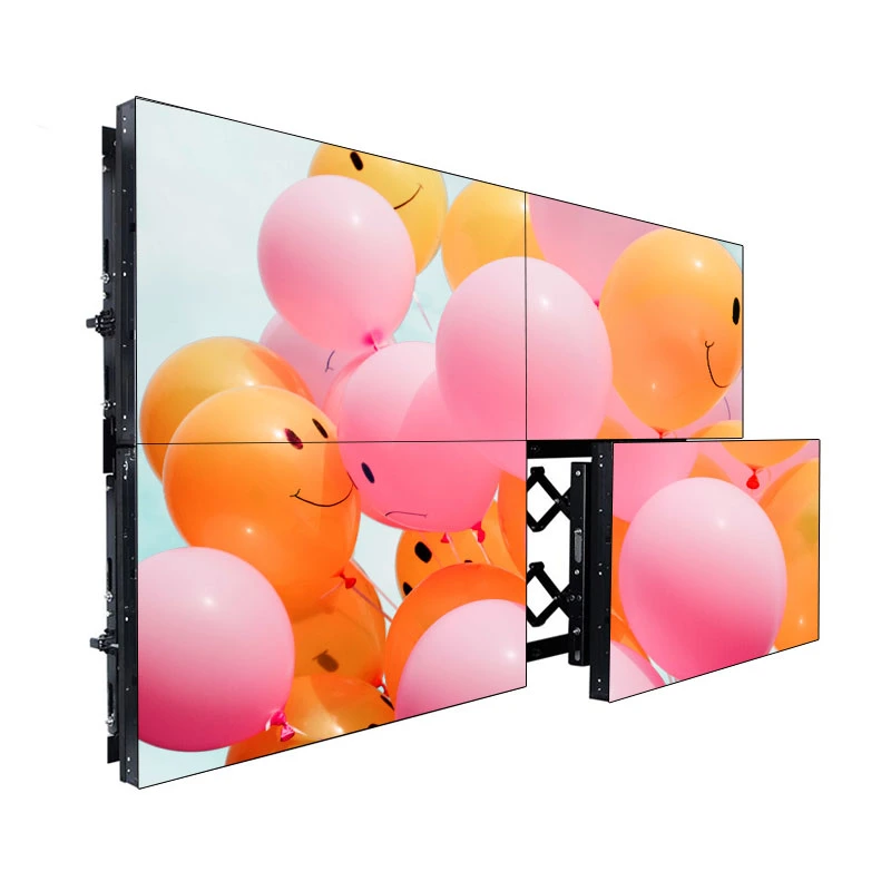 Lofit 4K Display TV Player Digital Signage 3X3 إطار خارجي رفيع جدًا لحائط الفيديو LCD 0.88 مم 1.7 مم 3.5 مم 2×2