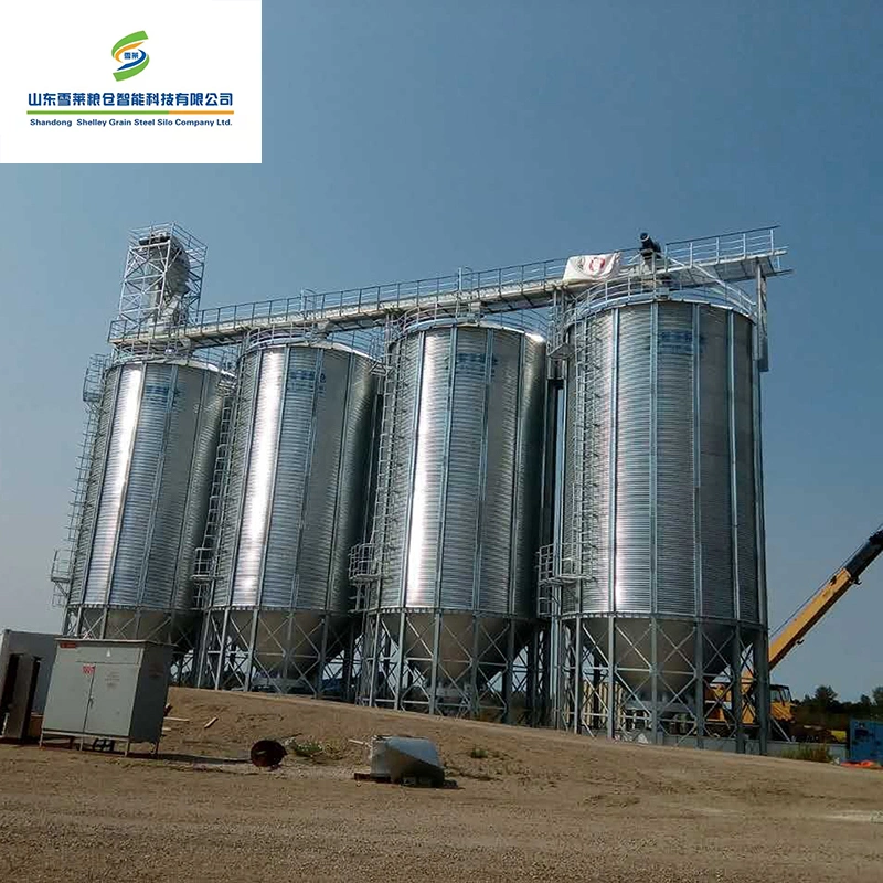 Galvanized Grain Silos Storage System Hopper Bottom Silo