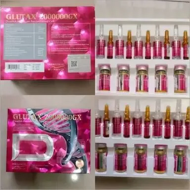 Glutathione Glutax 2000000gx 180W Whitening Products Injection Before and After Review Whitening Glutax 2000GS Glutax 20000gr Lightening DNA