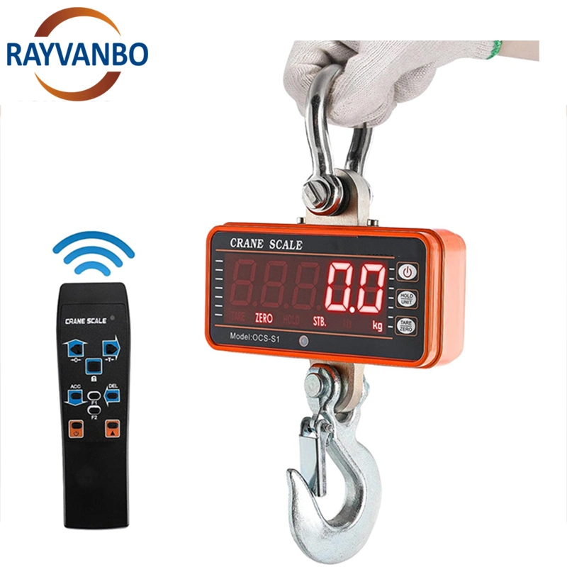 1t 2t 3t 5t 10t Digital Weighing Crane Scale for Industrial Use