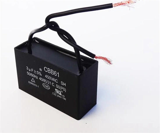 Column, Plastic Case of Cbb61 AC Motor Capacitor