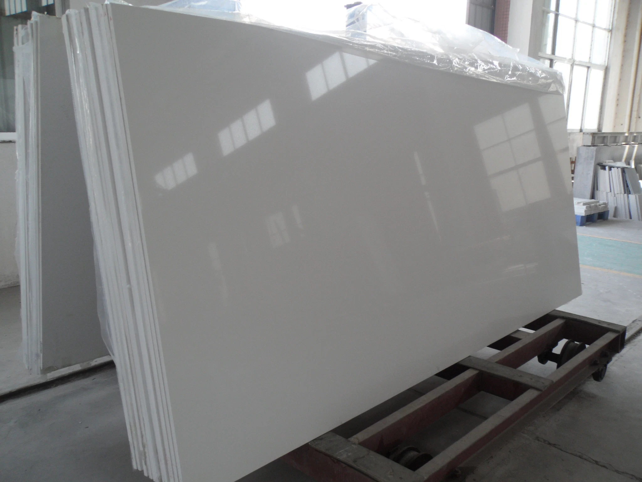 Hot Sale Absolute White Quartz Stone, Quartz Stone Slab