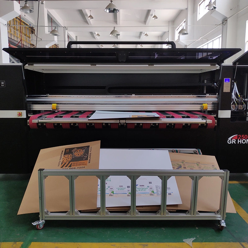 Cardboard Carton Box Digital Printing Machine  CMYK GR2508+