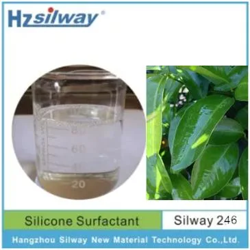 Low Foam Polyalkyleneoxide Modified Heptamethyltrisiloxane Organic Silicon Auxiliary for Agriculture Adhesive