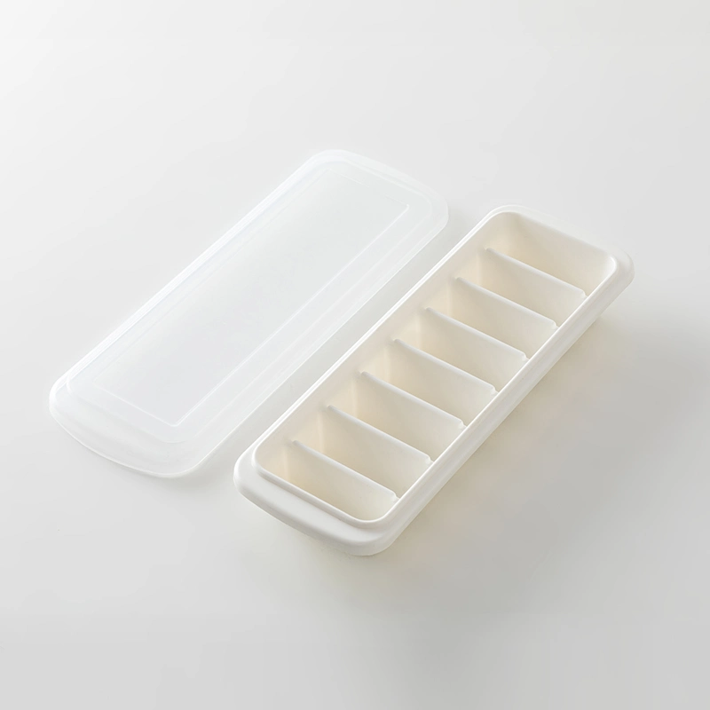 Funny Refrigerator Grid Ice Cell Box with Lid Cheap Price Mini Ice Cubes Food Grade Ice Tray with Cover Lid
