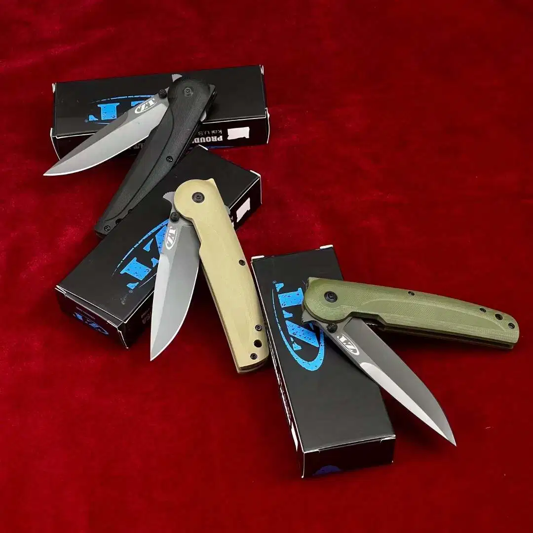 Cpm-D2 High Strength Steel Sharp Cutting knives Outdoor Steel Pocket Knife