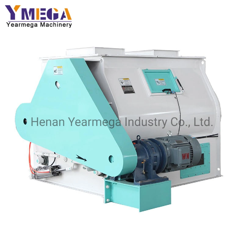 Bottom Full Open Animal Feed Mixing Process Machine with Pneumatic Type Discharging Device