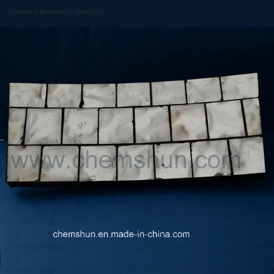 Ceramic Rubber Chute Plate as Abrasive Liner Materials (rubber ceramic tile)