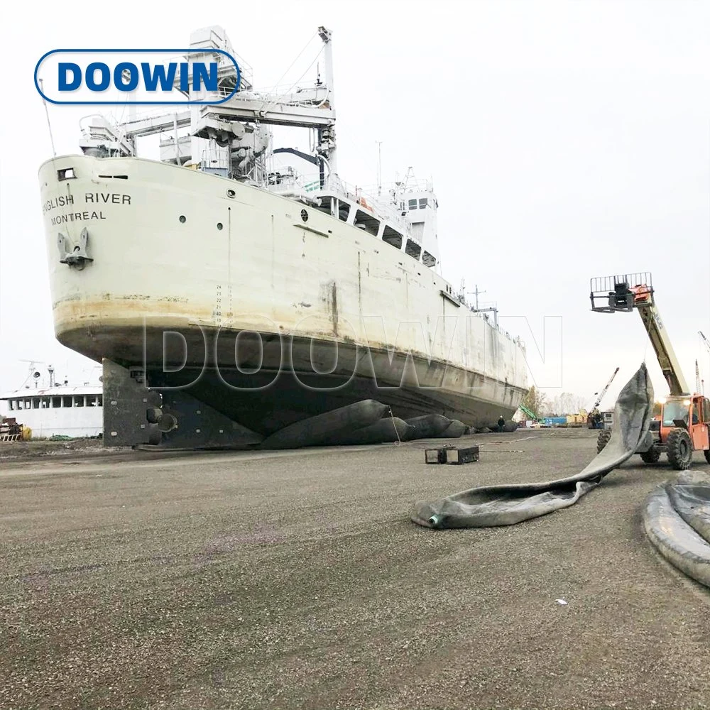 Alta calidad China profesional de caucho marino Ship Bolsas de aire para Lanzamiento o aterrizaje de embarcaciones