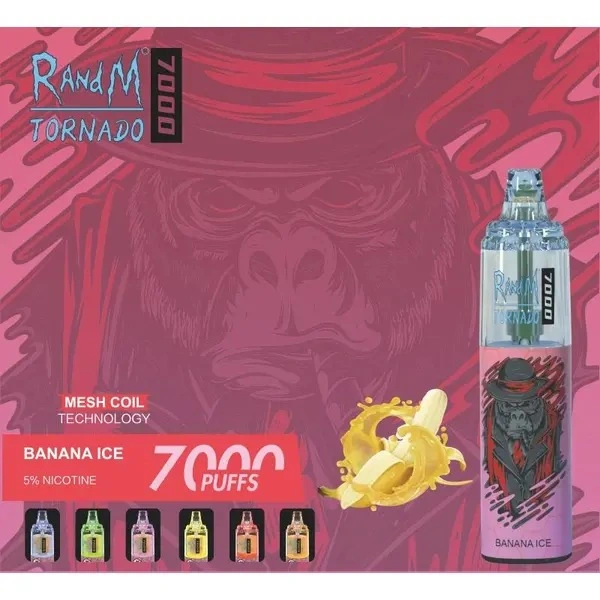 Randm Tornado 7000 Zbood Customize Snus Gold Edition Cartoon Random Vapeman E Cig Disposable Vape