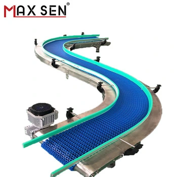 Best Performance Plastic Chain Conveyor Belt for Bottle and Food Industries