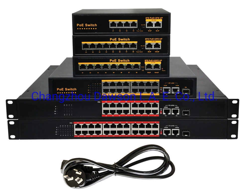 Unmanaged 8 Ports Poe Network Switch with 8+2 Uplink Full Gigabit