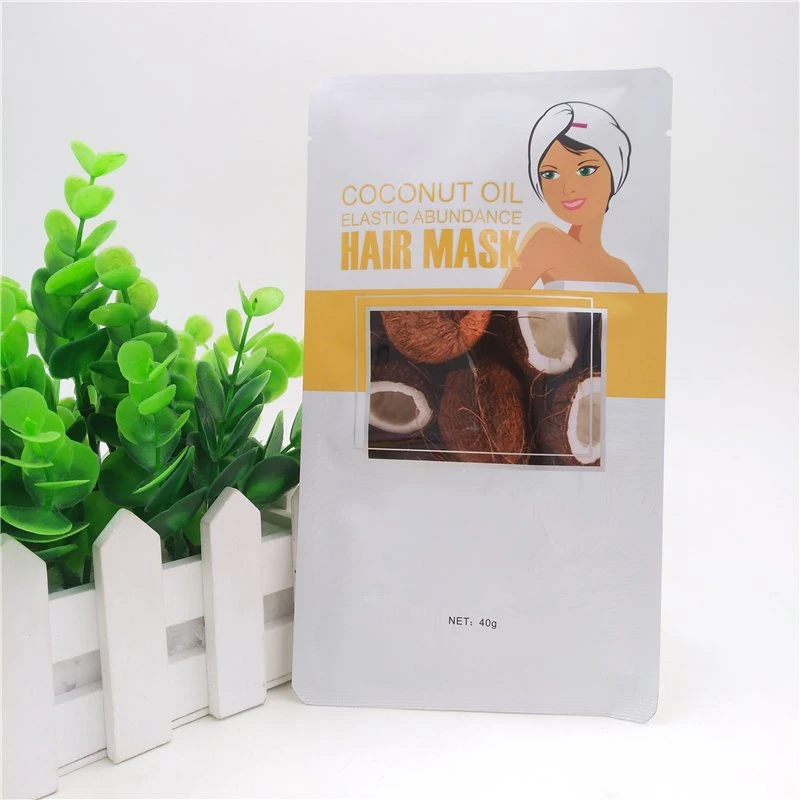 Masque élastique pour cheveux en abondance avec huile de noix de coco