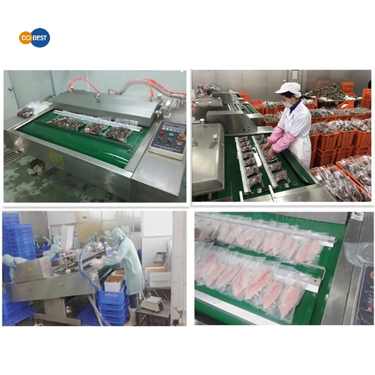 Poultry Meat Continous Belt Type Packing Machines Vacuum Sealing Machine/Package