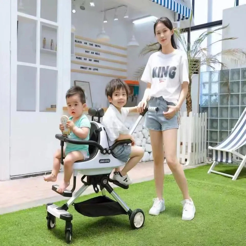 New Model Baby Walking Trolley Toy/Children Carrying Trolley for Baby Lightweight Foldable Toy Baby Carriage