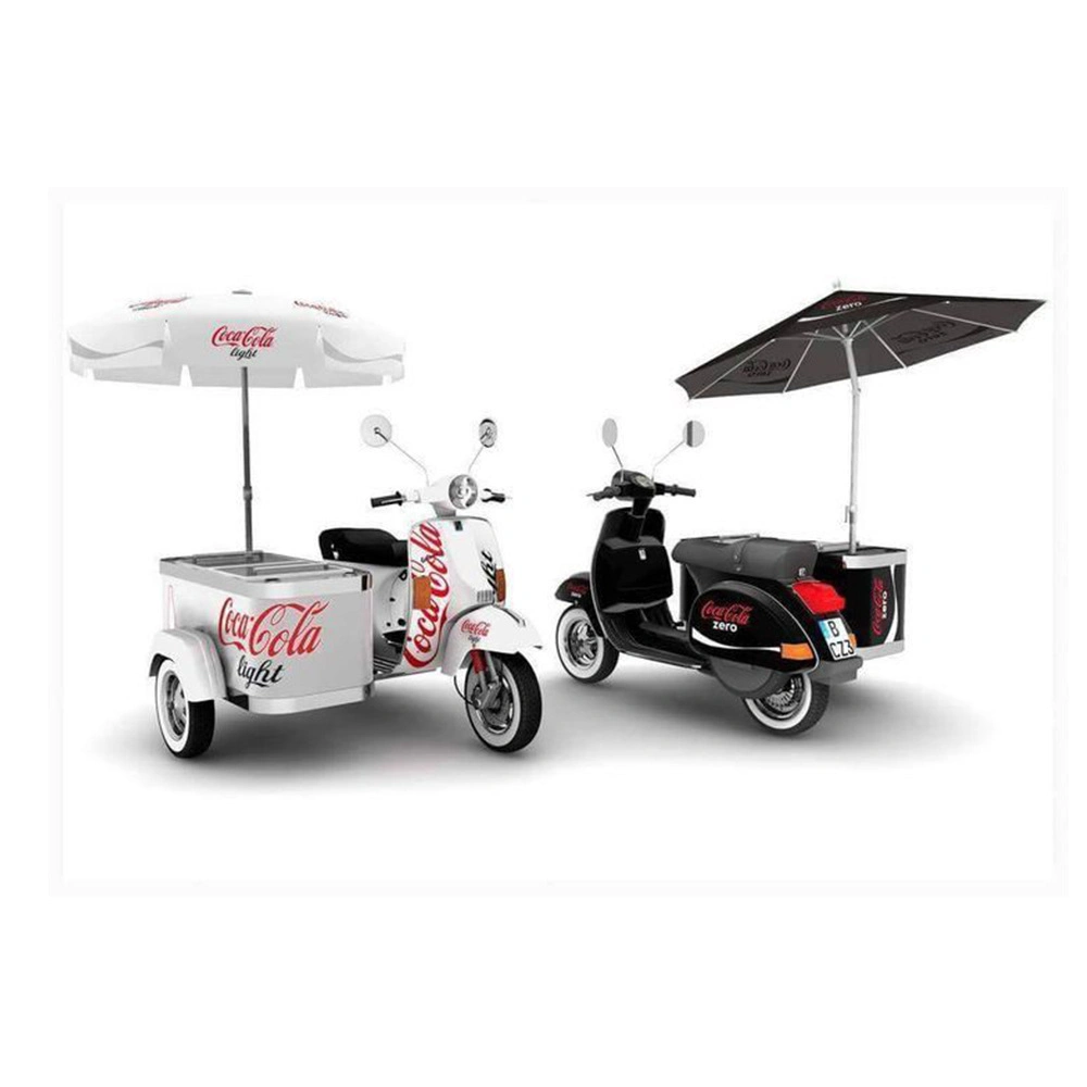 Food Snack Electric Motorcycle Scooter Bicycle Electric Icecream Bicycle Show Case