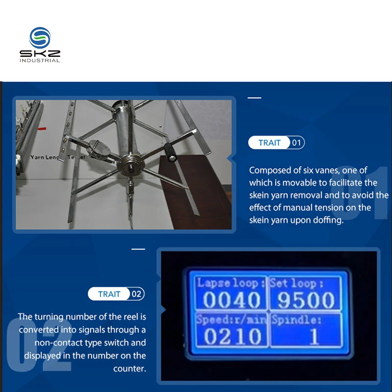 Skz193ab ISO2060 Textile Yarn Length Tester, Yarn Length Measuring Instrument