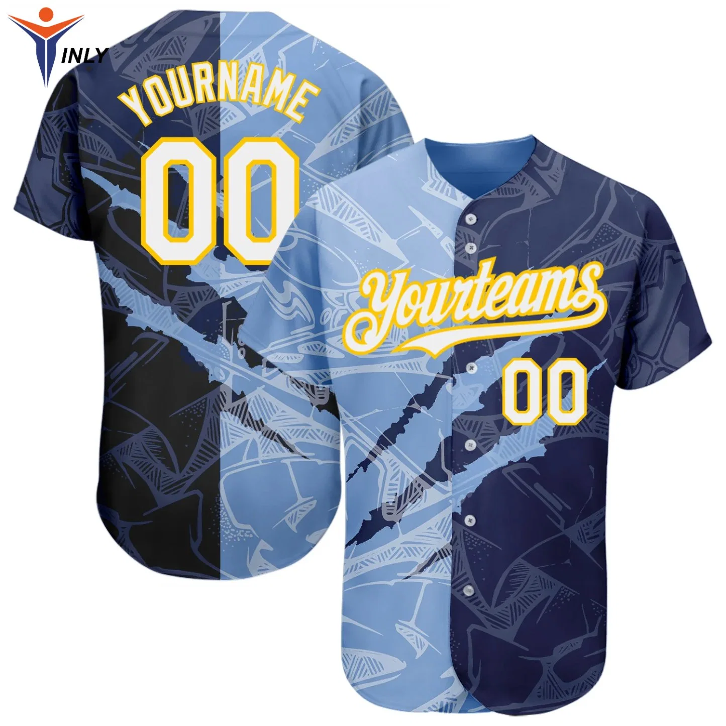 Custom Printing Baseball Uniform Style Wholesale Cheap Blank Baseball Jersey Sportswear Shirts
