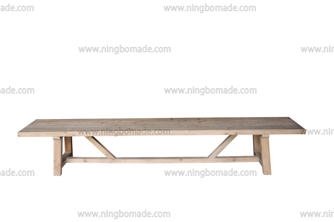 Nordic Country Farm House Design Furniture Nature Reclaimed Fir Wood Bench