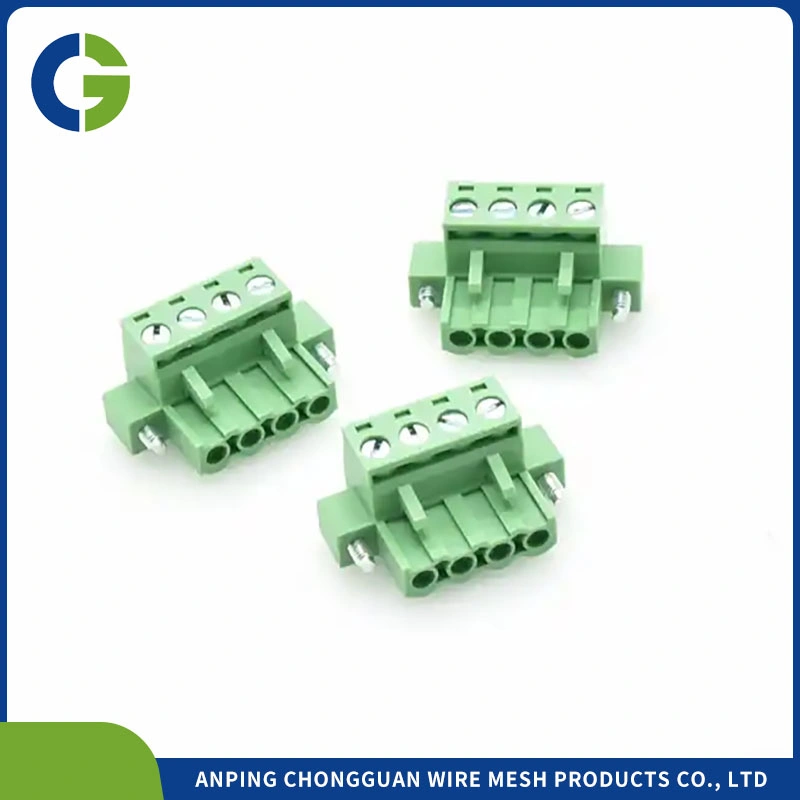 Terminal Blocks2/3/4 Pins Right Angle Green Terminal Plug Electric Cable Wire Splicer Pluggable PCB Screw Screwless Terminal Block Connector