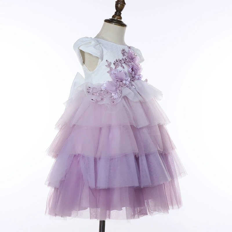 Mode Blume Mädchen Kleid Party Geburtstag Hochzeit Prinzessin Baby Mädchen Kleider