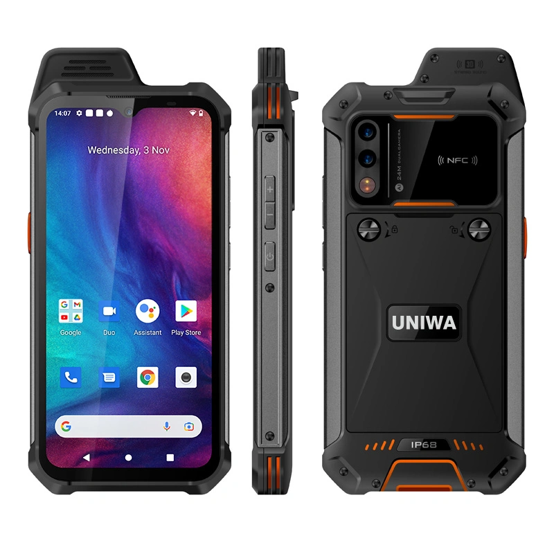 Uniwa W888 Smartphone Resistente à Água IP68 Versão Global com NFC de 6,3 polegadas.