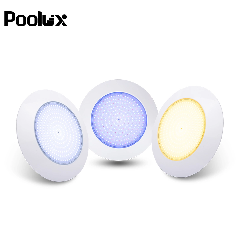 2022 New PC Slim Light 13mm Resin Filled High Power Wall Mounted LED Underwater Swimming Pool Lights