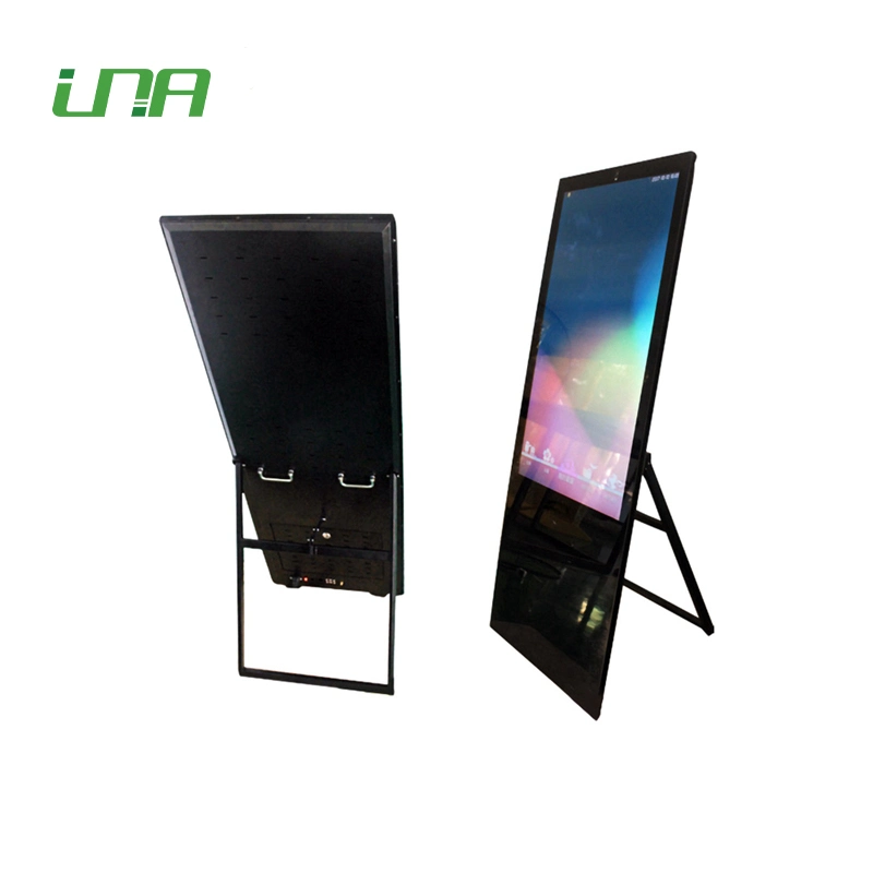 Barber Shop LCD Screen Wall Video Super Slim Digital Signage Kiosk Billboard