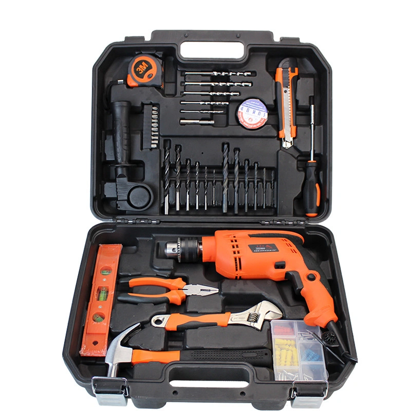 Günstige Reparatur Kombination Power Hand Tool Kit 35PCS Haushalt Elektro Set Box Für Kombinierte Werkzeuge Für Schlagbohrer