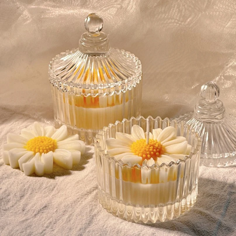 Daisy Scented Candles Cute Female Birthday Companion Gift Niche Glass Scented