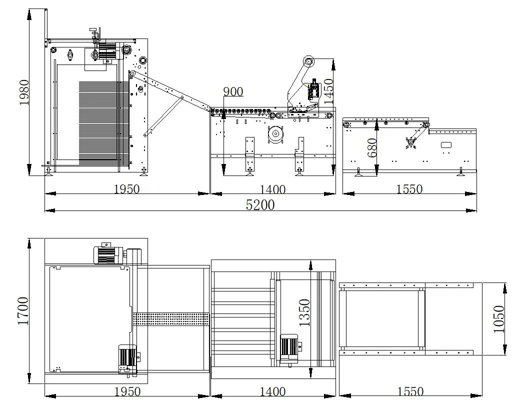 Ks-650f Full Automatic Poster Thin Paper Double Side Tape Applicator Dispenser Machine