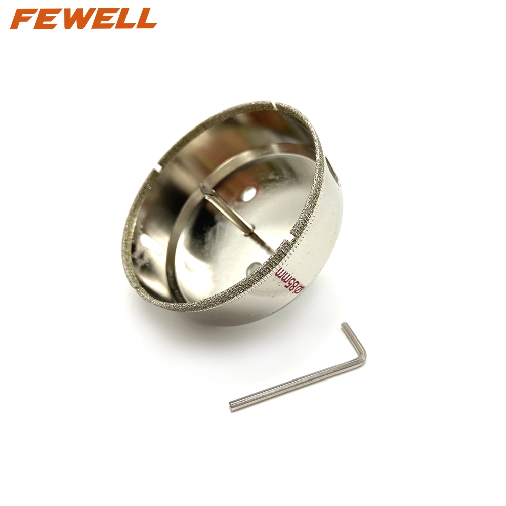 Diamond Positioning Core Drill Bit Cutter Suppliers Circle Hole Saw 85mm for Glass Tiles Ceramic Porcelain Marble