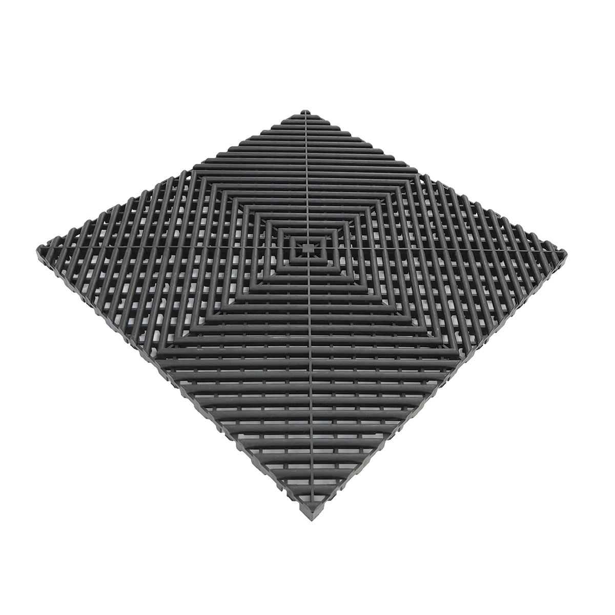 PP Chain Garage Ingterlocking Floor Mats, PP Car Wash Anti-Skid Drainage Mat