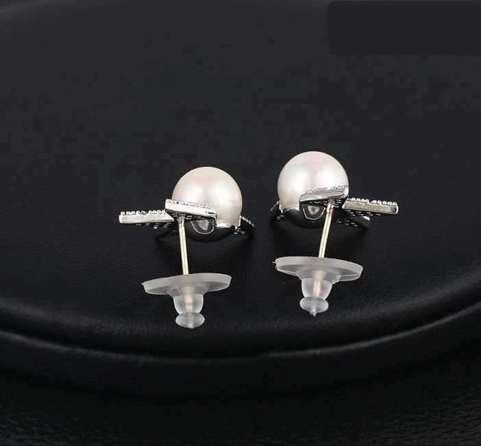 Corea Teen Bisutería Shell Pearl Earrings