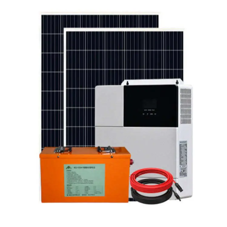 Wholesale/Supplier 5kw 6kw Hybrid Solar Power System Home 6000W Photovoltaic Kit