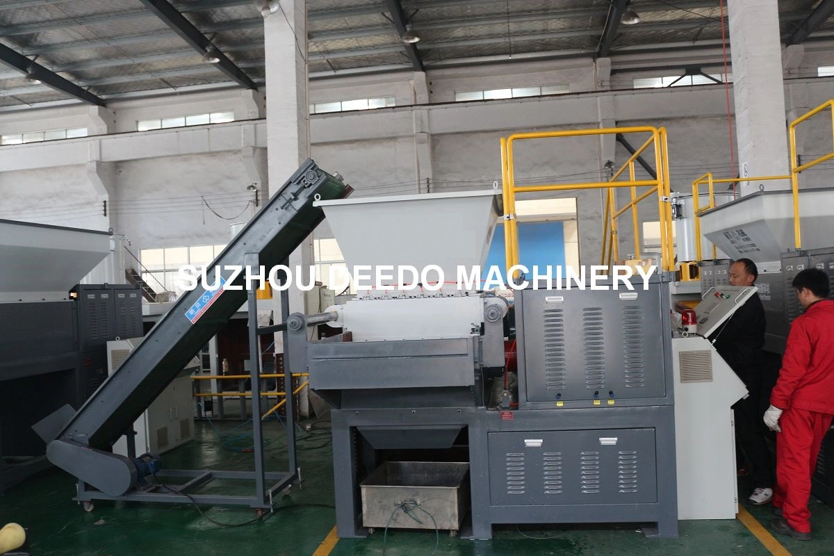 PVC PV PE PP Plastic Shredder Plastic Bags Recycling Machine