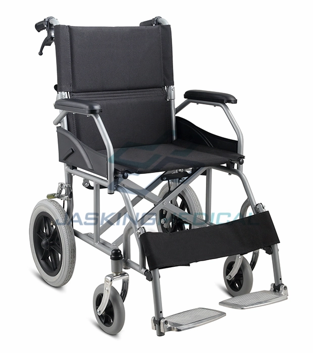 Powder Coating Back Folding Handle Wheelchair (JX-773ABJ)