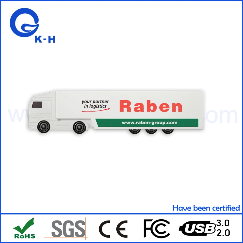 Plastic Truck Shape USB Flash Storage Device 16GB 32GB 64GB