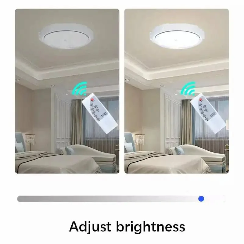 60W Factory Price Remote Control Ceiling Lights Indoor Solar Ceiling Light