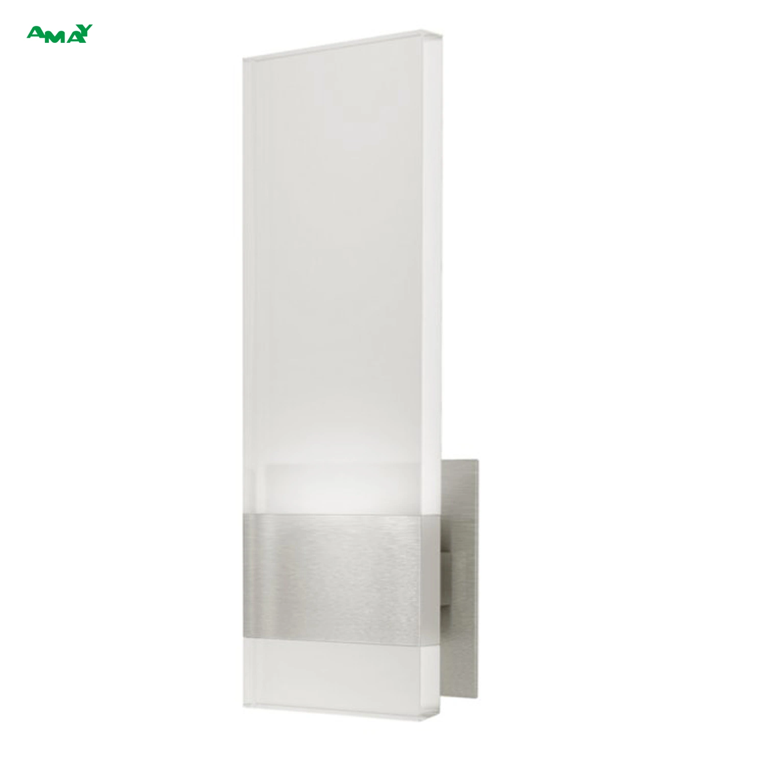 Baya Short and up Dimmable Chrome Wall LED Lamp