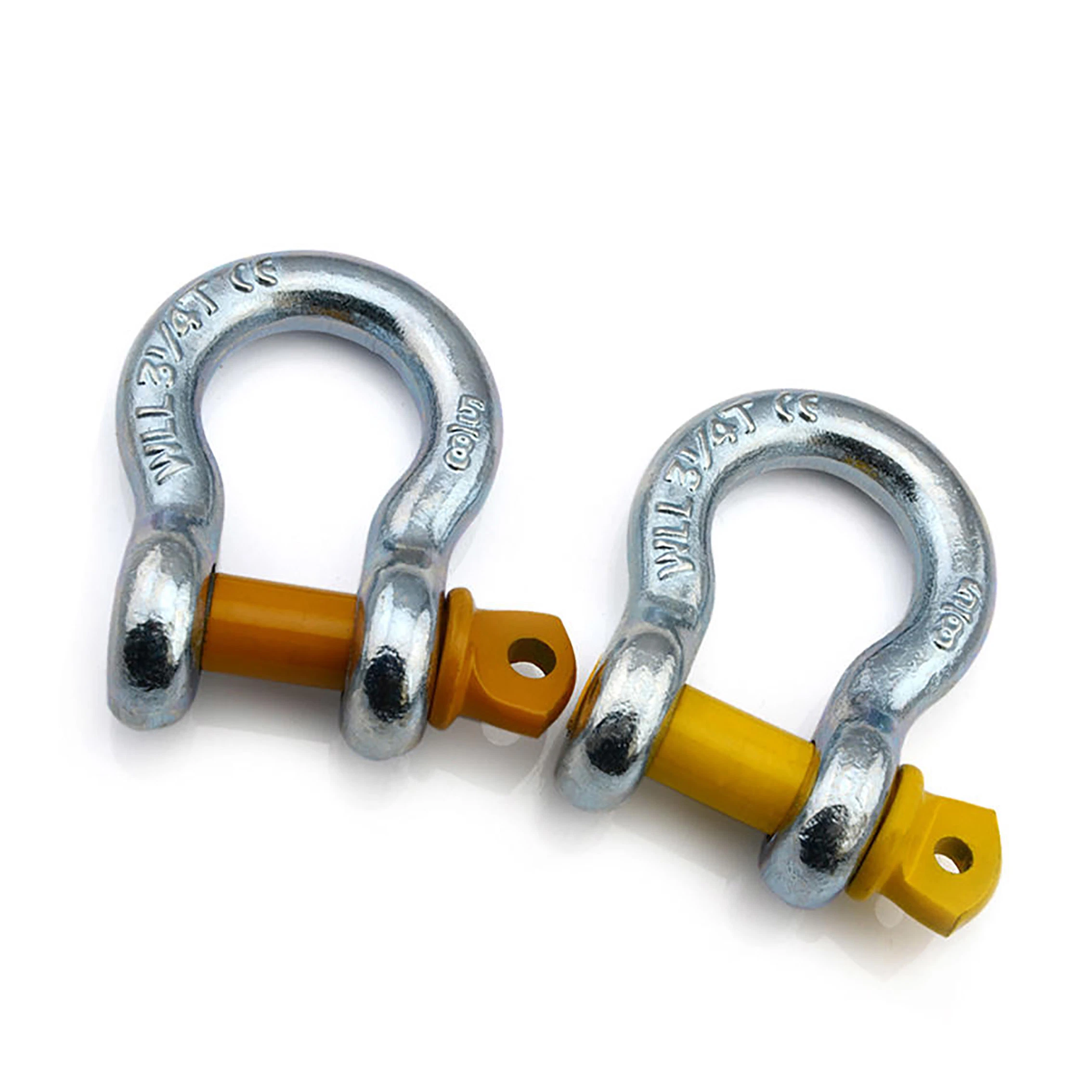 Heavy American Galvanized Steel Forged Screw Pin Anchor Bow Lift Marine Rigging Shackle Bow Shackle Die Casting Products