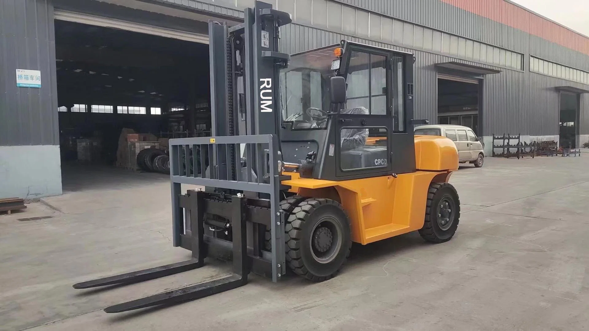 7ton Gabelstapler 7000kg Diesel Gabelstapler Industriefahrzeuge heißer Verkauf