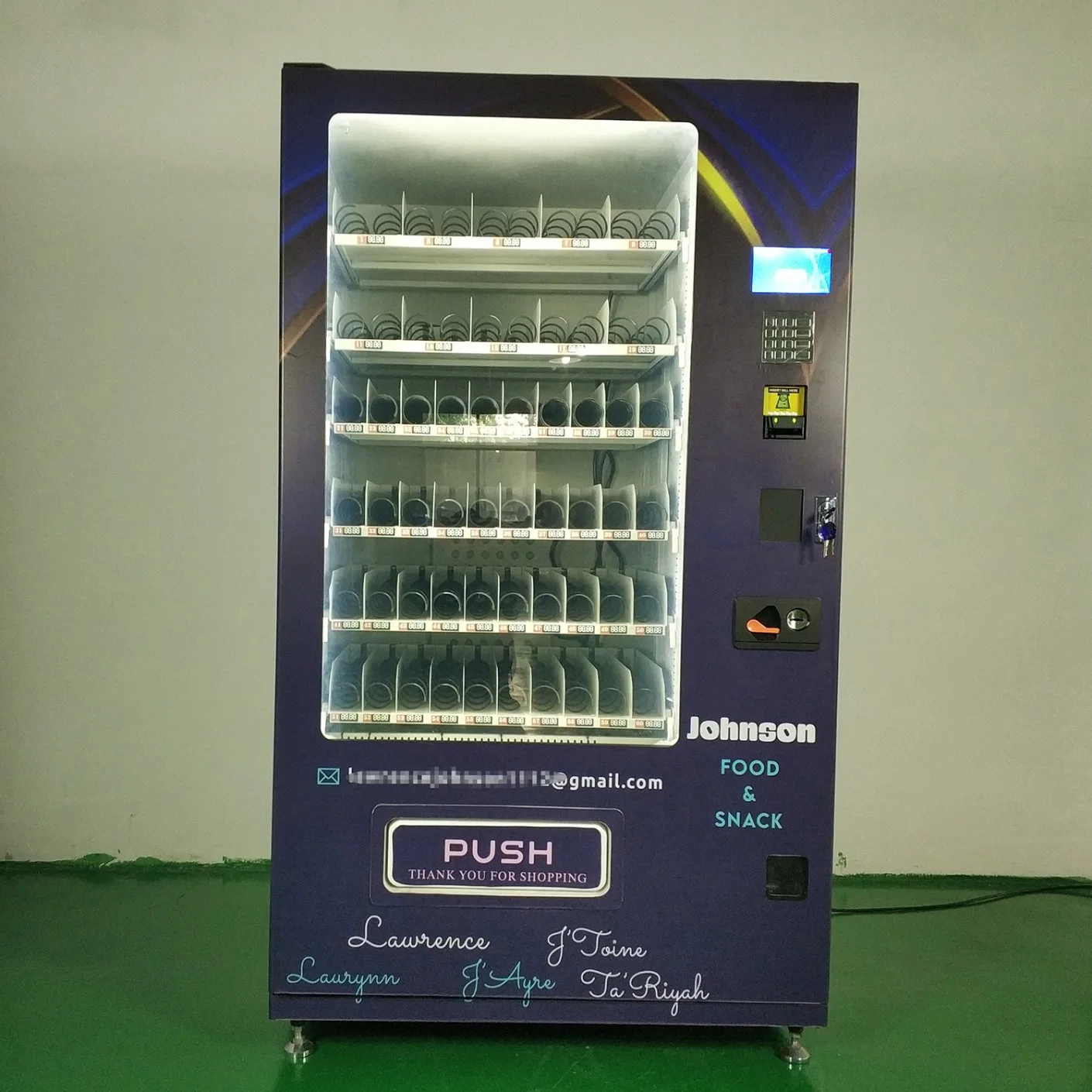 Mini Combo Snack and Drink Vending Machine Sale with Refrigeration Function