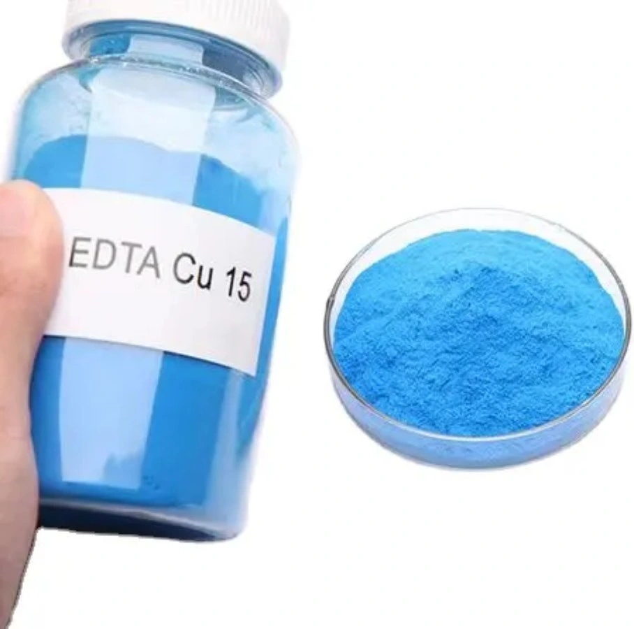 Manufacturer Supplu EDTA Cu 15% Chelated Fertilizer