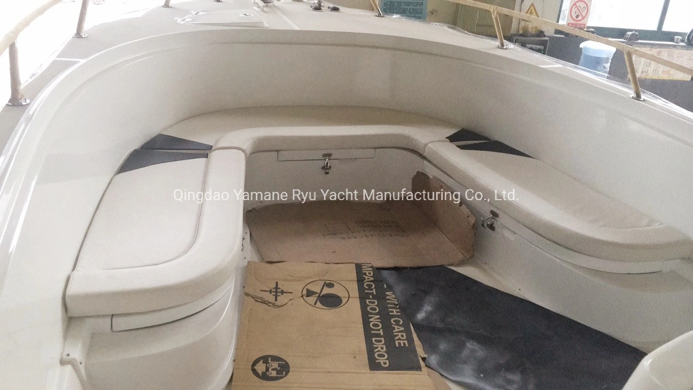 China Fabricante 9,5m Big Horsepower Marine Engine Center Consola Outboard Langa de motor/Deporte/Motor/Barco de pesca para velocidad/Fibra de vidrio