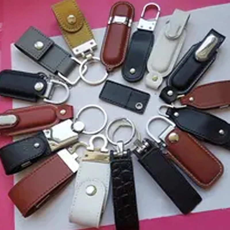 Factory Offer Colorful Business Leather USB Flash Drive Leather Drive