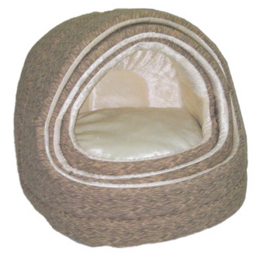 Soft Comfortable Coral Velvet Cat House (WY1204036-2A/C)