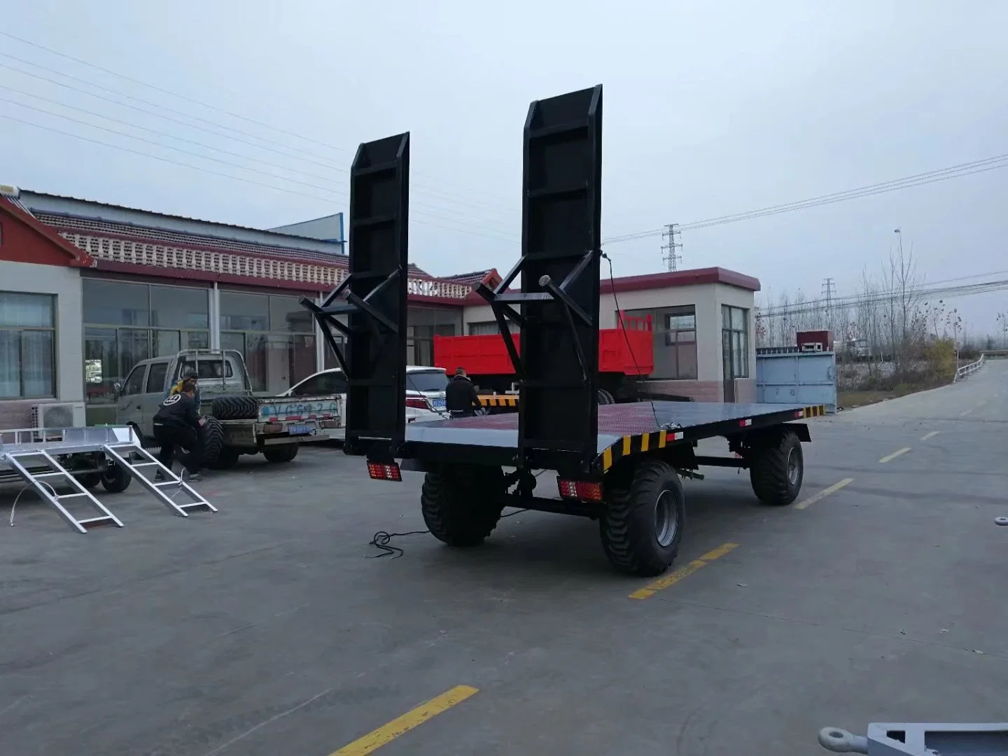 Steel Material Truck Transport Trailer Heavy Haulage Muti-Functional Dolly Trailers