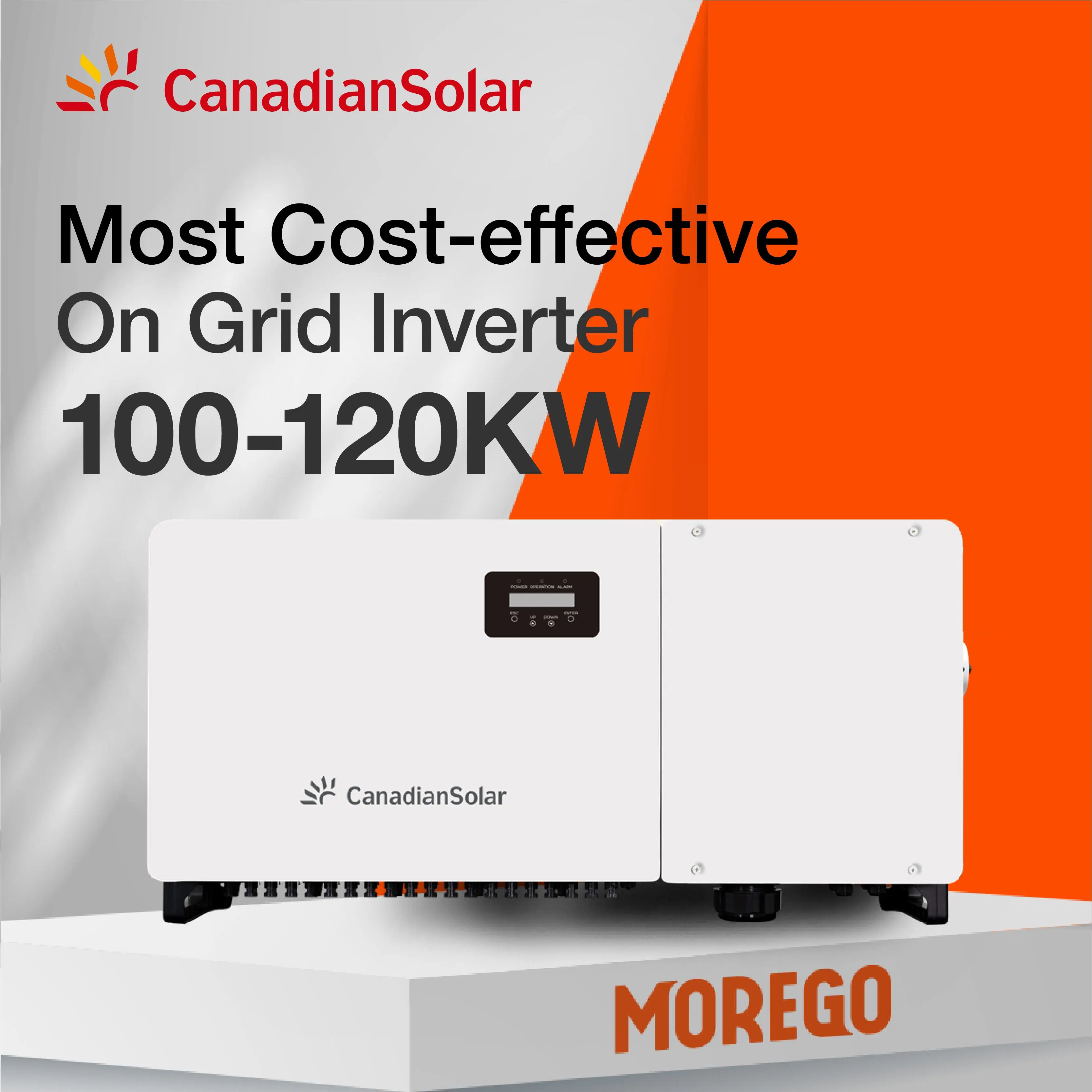 Canadian Solar Inverter 100kw 110kw Three Phase on Grid Energy Inverters